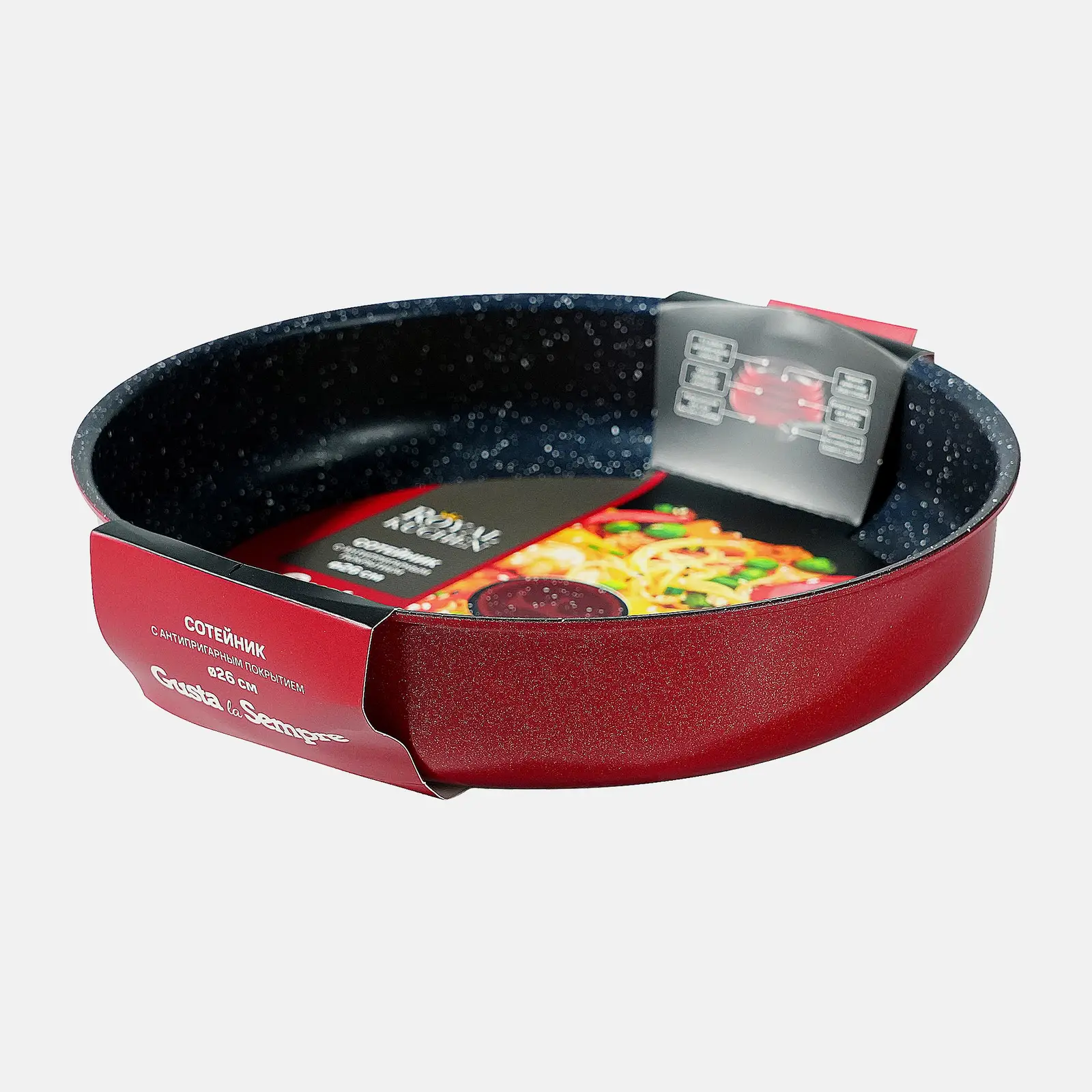 Сотейник Royal Kuchen индукция кованый алюминий антипригарная 26см