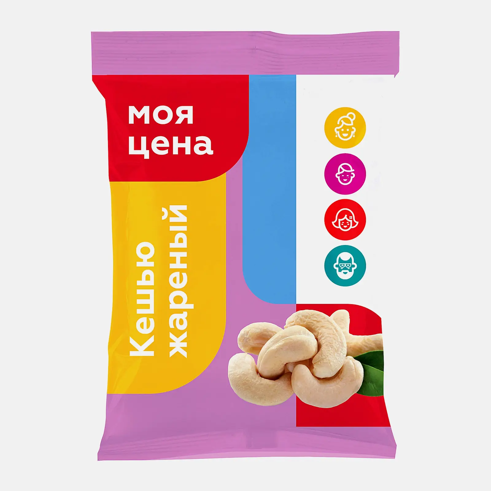 Изображение товара Кешью Моя цена жареный 90г - качественные орехи без скорлупы