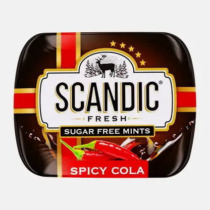 Конфеты освежающие пряная кола без сахара Scandic 14г