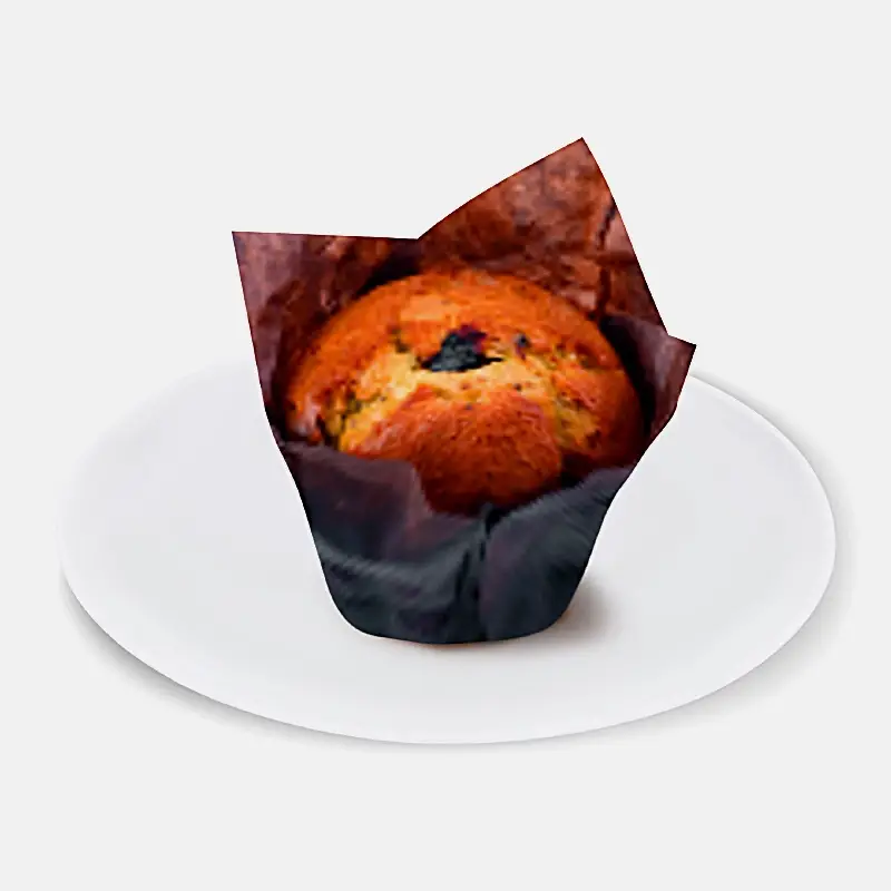 Изображение товара Сливочный маффин с шоколадом и вишнёвой начинкой 90г