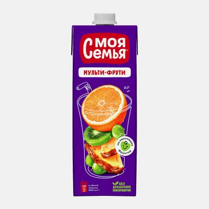 Напиток сокосодержащий Моя семья Мульти-фрути 950мл