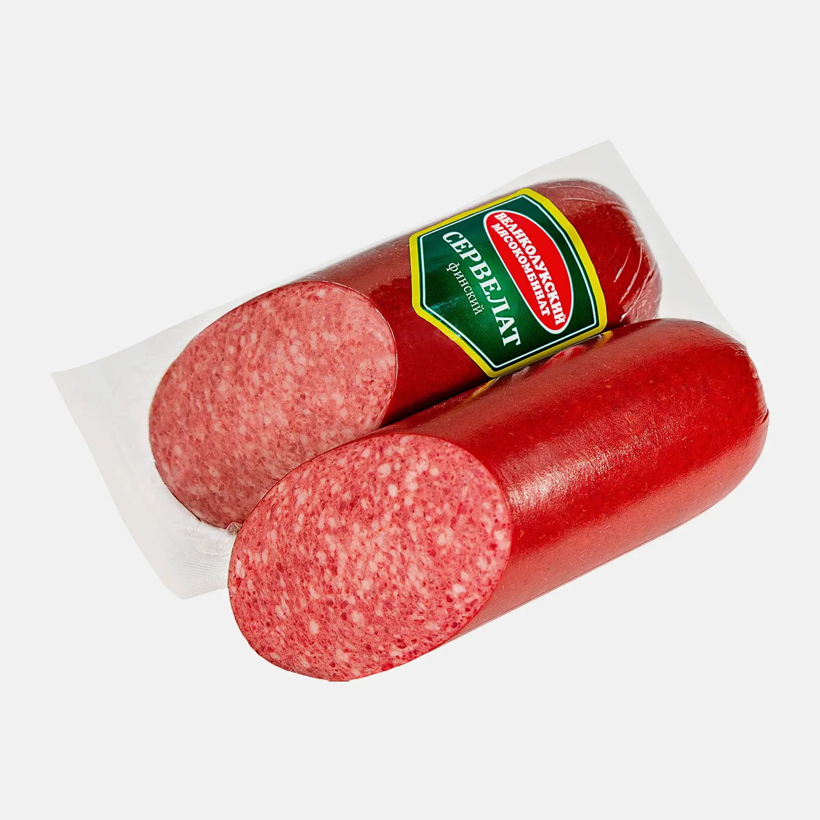 Изображение товара Колбаса Великолукский МК Сервелат варено-копченый 400г