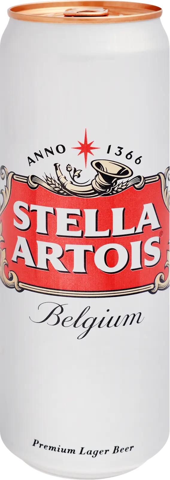 Изображение товара Пиво Stella Artois светлое фильтрованное пастеризованное 5% 450мл