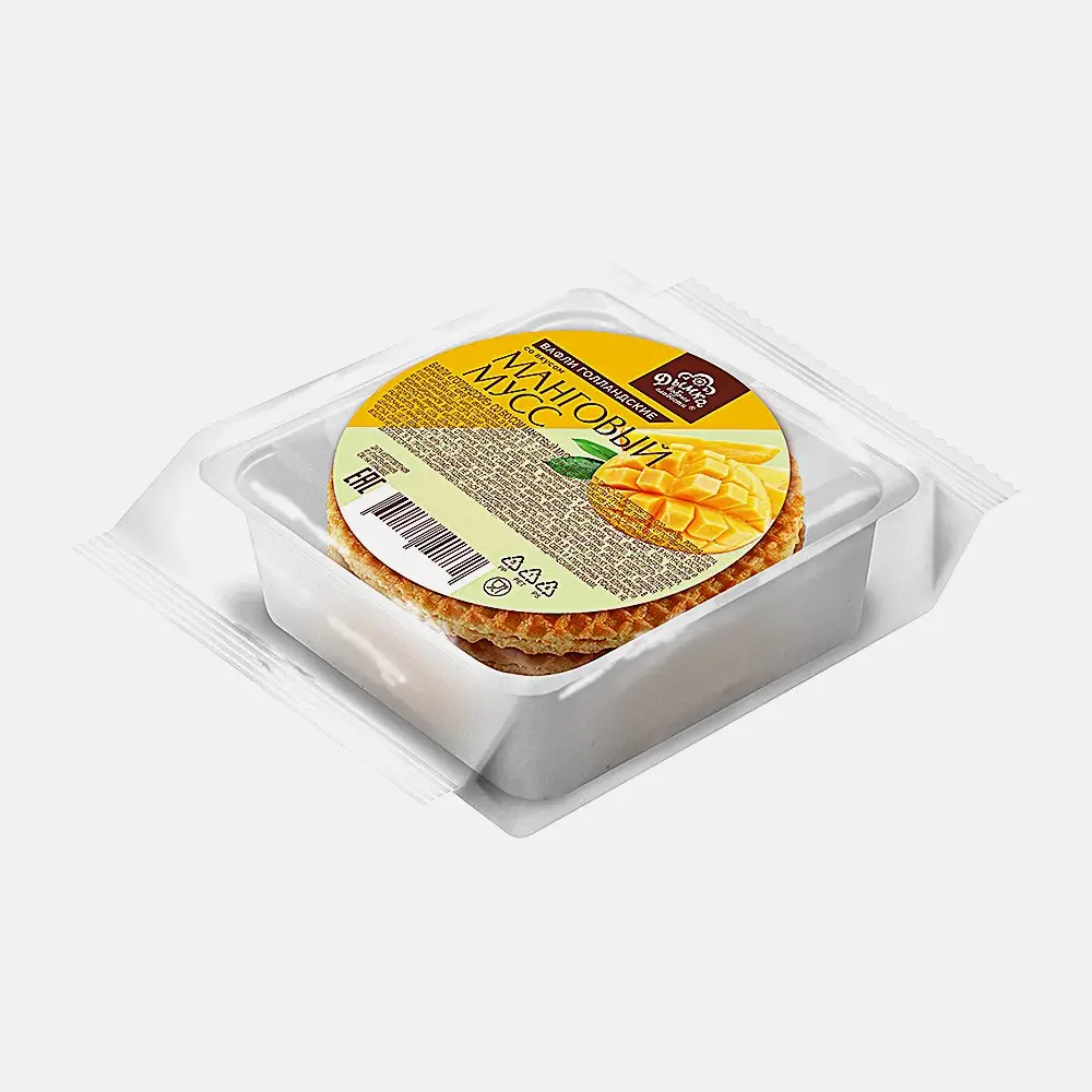Вафли Голландские со вкусом Манговый мусс Дымка 150г