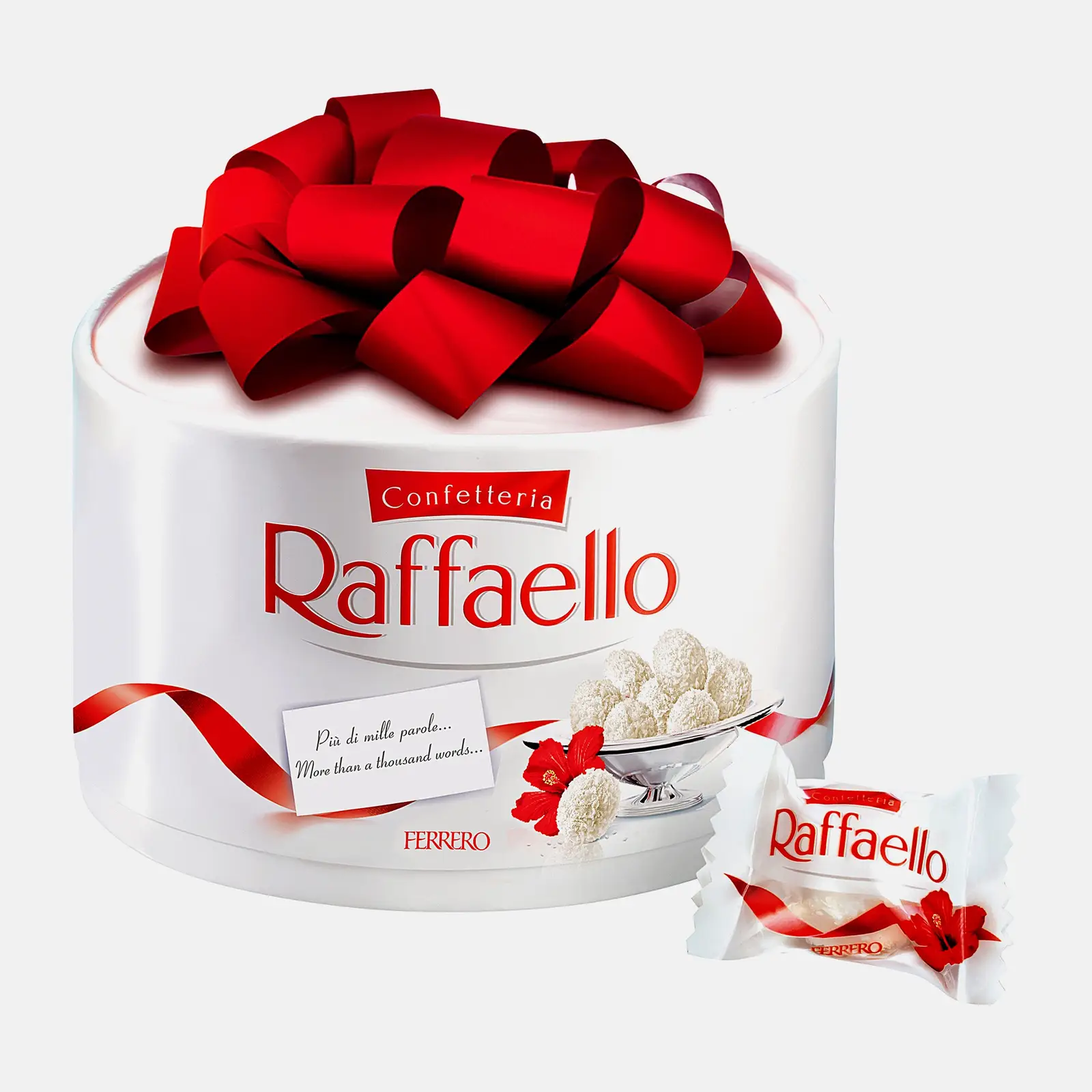 Конфеты с цельным миндальным орехом в кокосовой обсыпке Raffaello 200г Конфеты с цельным миндальным орехом в кокосовой обсыпке Raffaello 200г