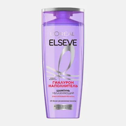 Шампунь L’Oréal Paris Elseve Увлажняющий с гиалуроновой кислотой для обезвоженных и тонких волос 400мл