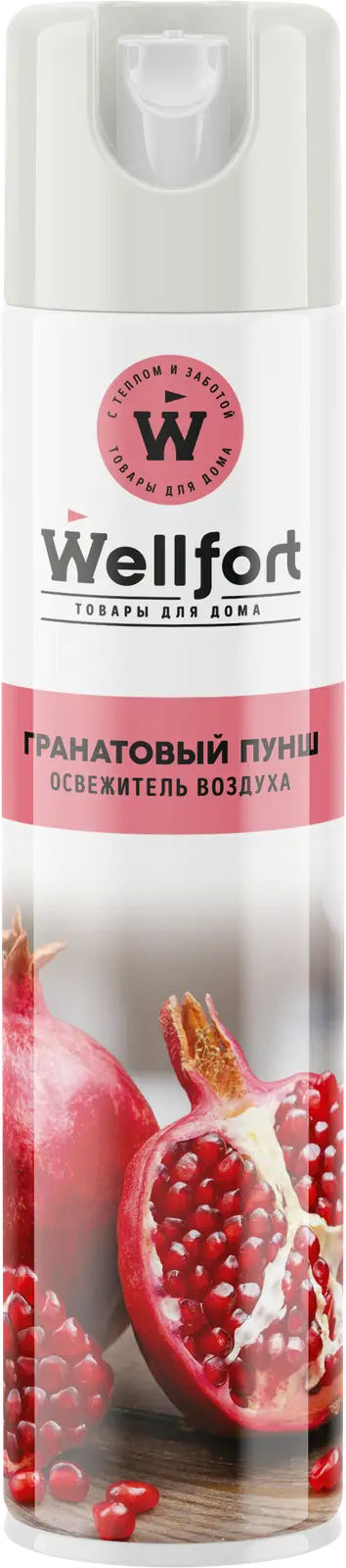 Освежитель воздуха Wellfort Лимонные дольки/Ванильный мокко/Гранатовый пунш 300мл в ассортименте