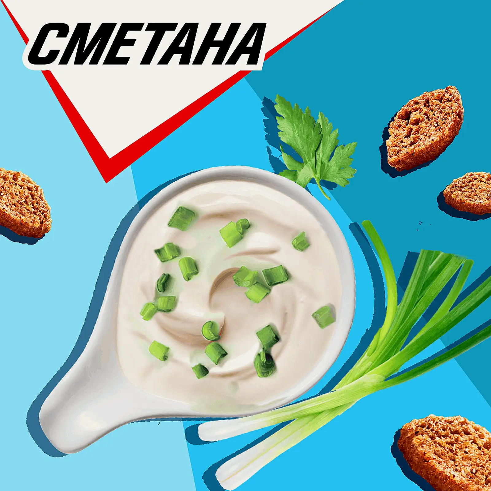 Сухарики Хрусteam Сметана 40г