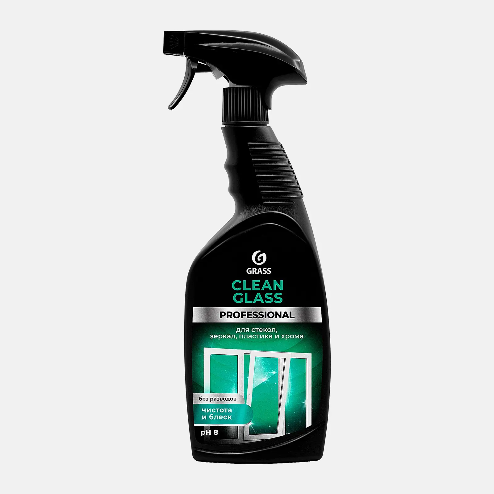 Очиститель стекол и зеркал Grass Clean Glass Professional 600мл