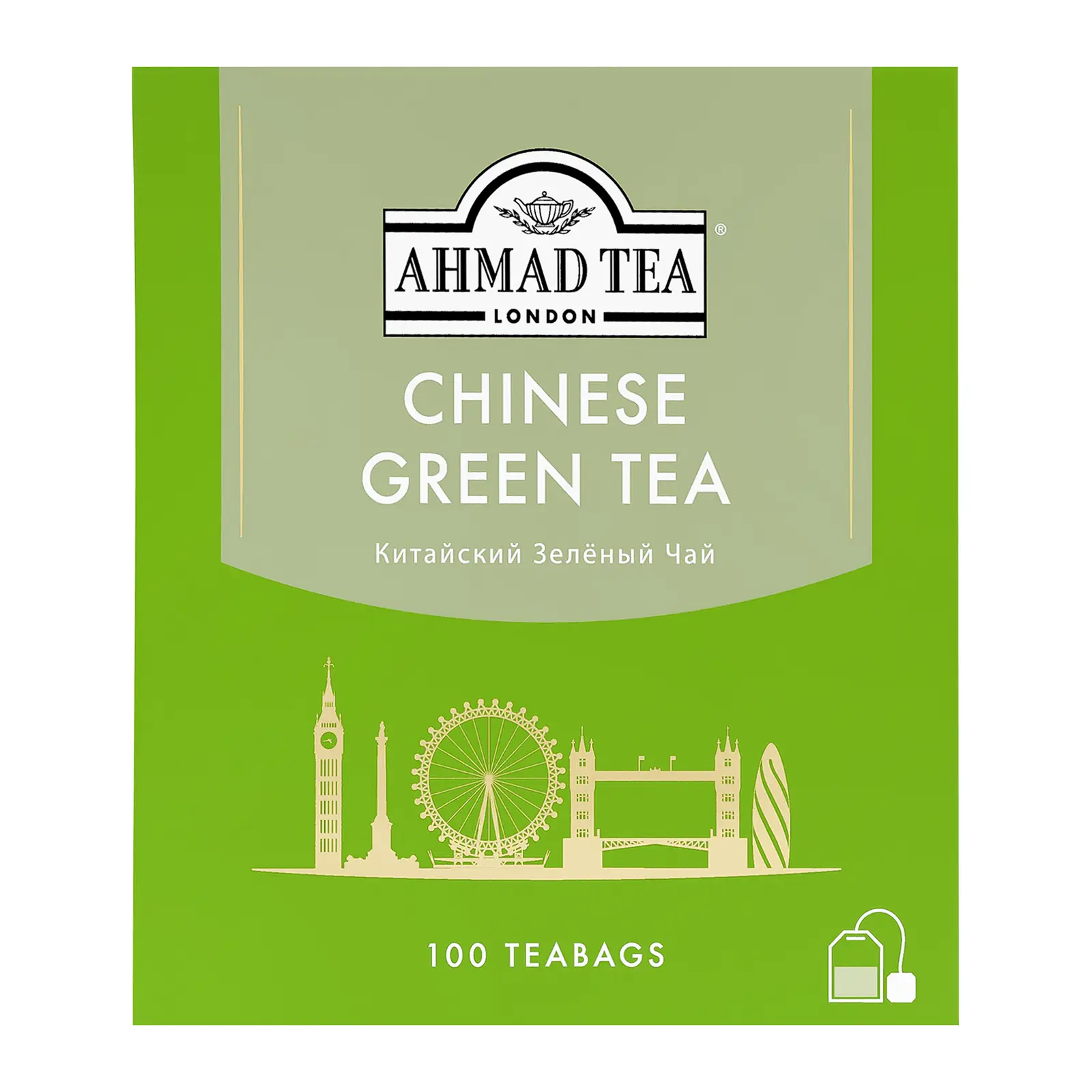Изображение товара Чай зеленый Ahmad Tea Chinese Green Tea 100пак