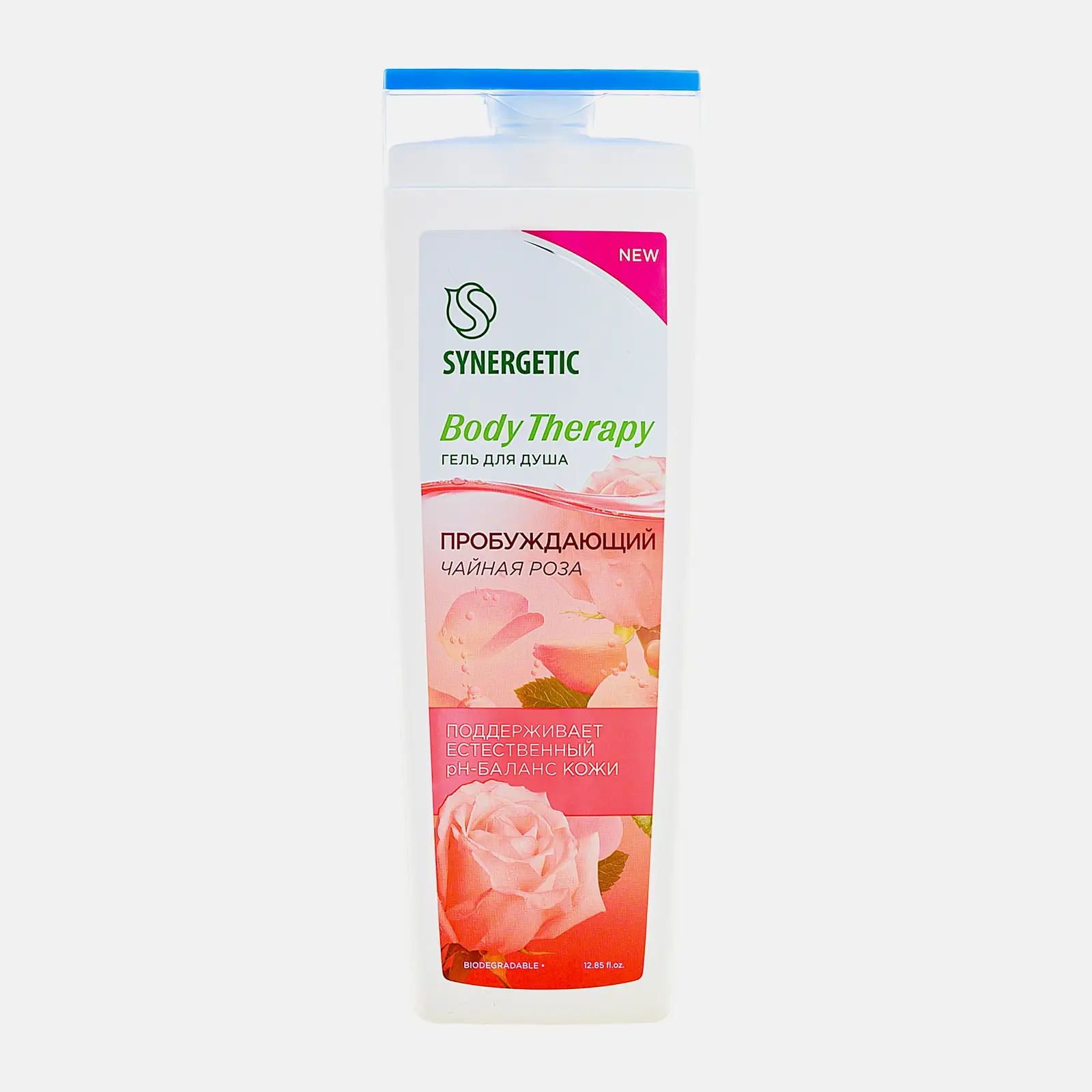 Гель для душа Synergetic Body Therapy Чайная роза женский 380мл