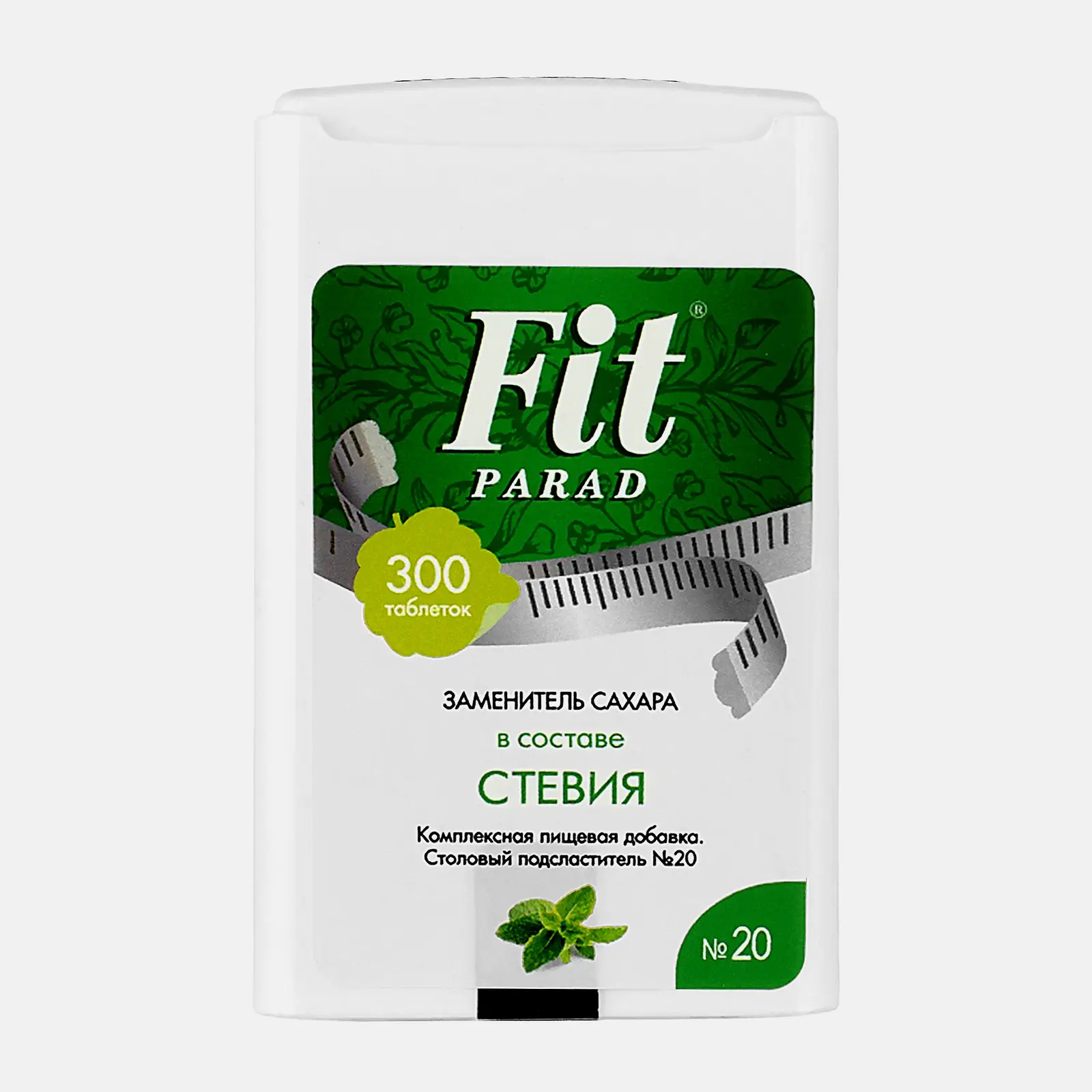 Изображение товара Заменитель сахара Fit Parad со стевией таблетки 300 шт - натуральный и безопасный