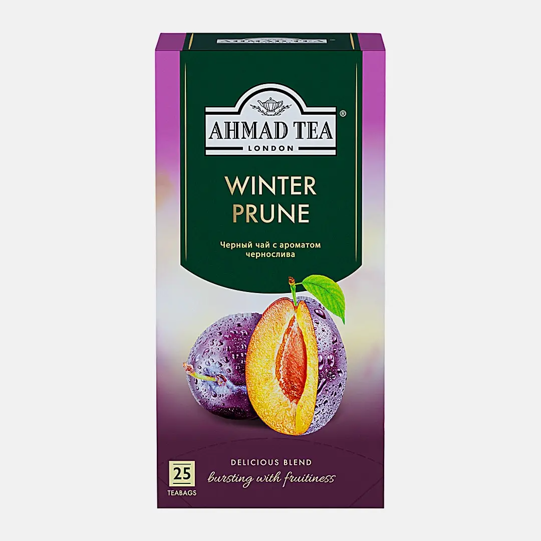 Чай черный Ahmad Tea Winter Prune с черносливом 25пак 37.5г