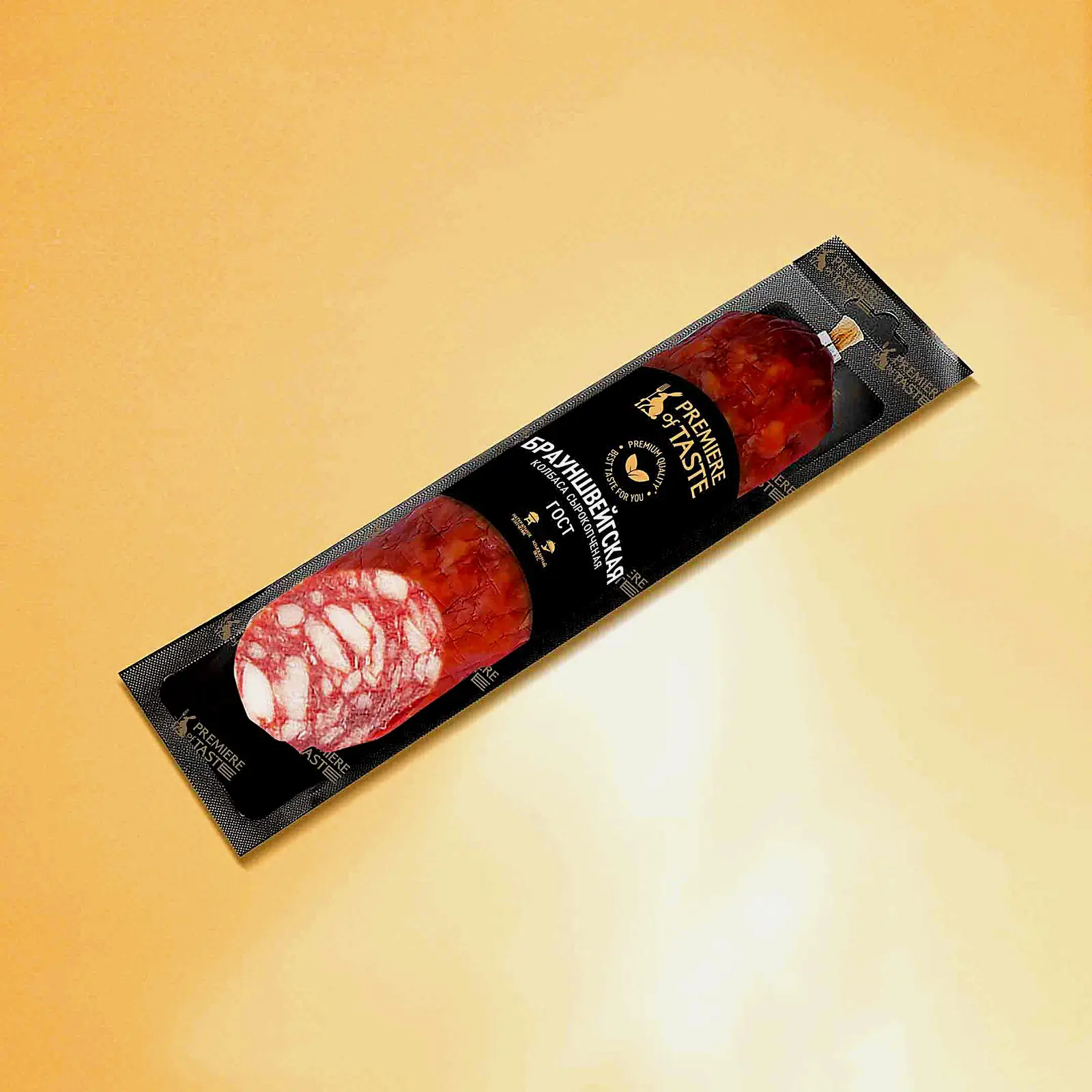 Изображение товара Колбаса сырокопченая Брауншвейгская Premiere of Taste 250г