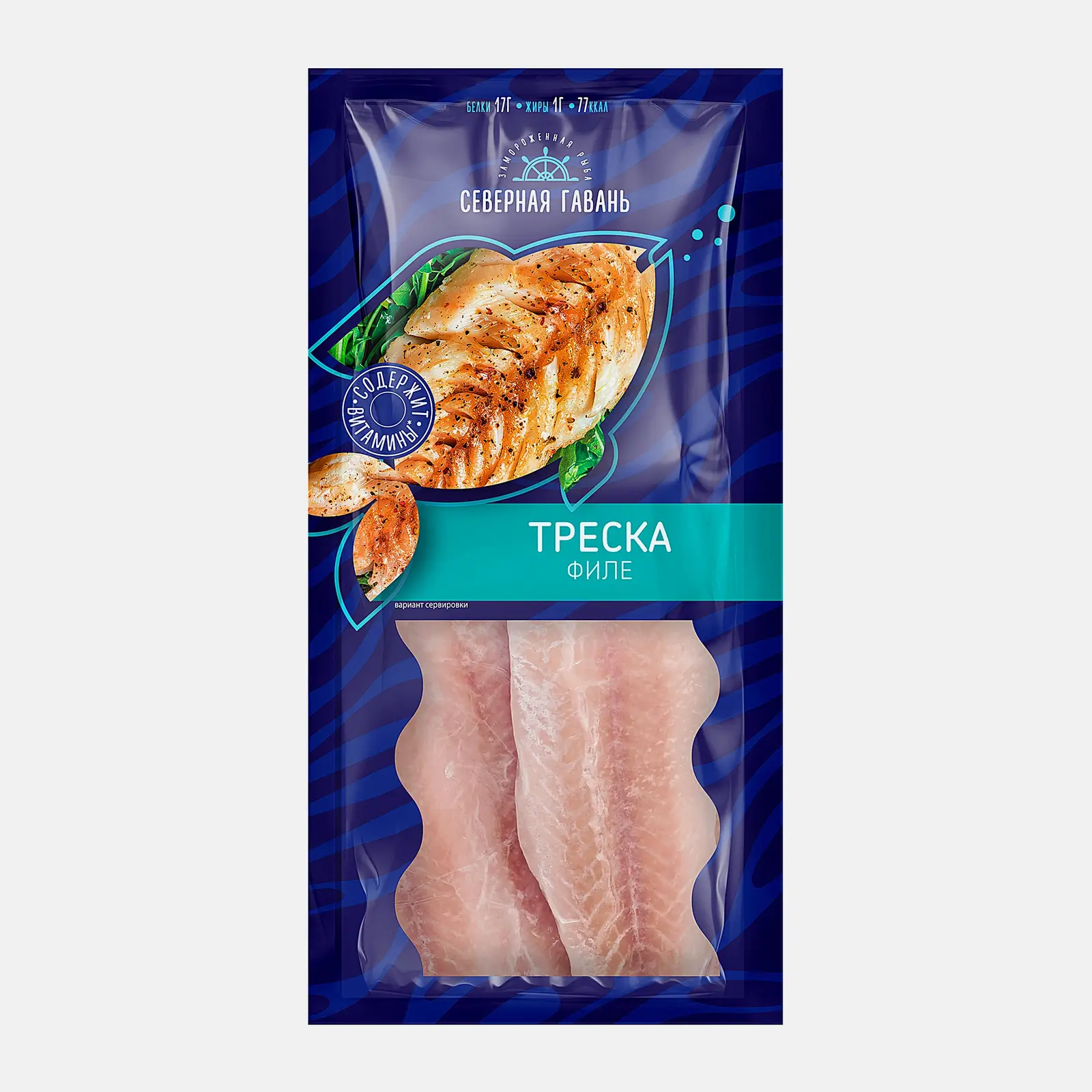 Изображение товара Филе трески свежемороженое Магнит 500 г - качественный продукт