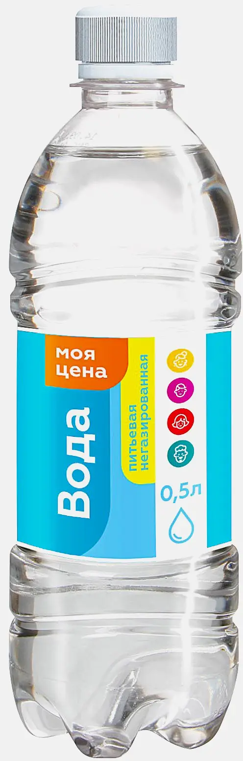 Изображение товара Вода Моя Цена питьевая негазированная 500мл