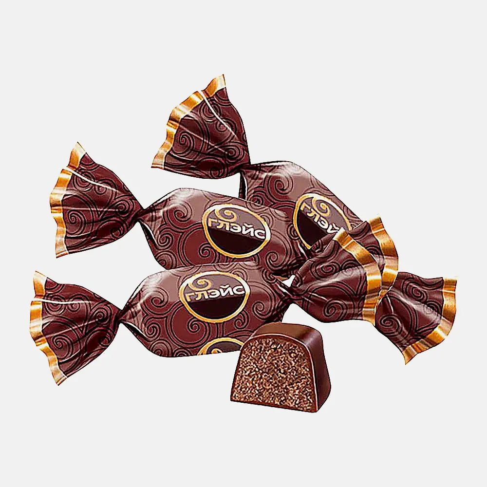 Изображение товара Конфеты с шоколадным вкусом Глэйс 0.3 кг без ароматизаторов