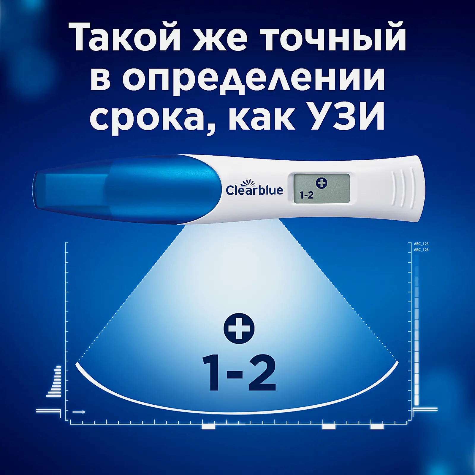 Тест цифровое устройство Clearblue для определения срока беременности