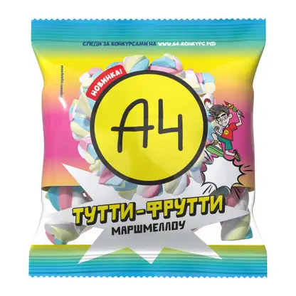Изображение товара Маршмеллоу Тутти-Фрутти А4 70г