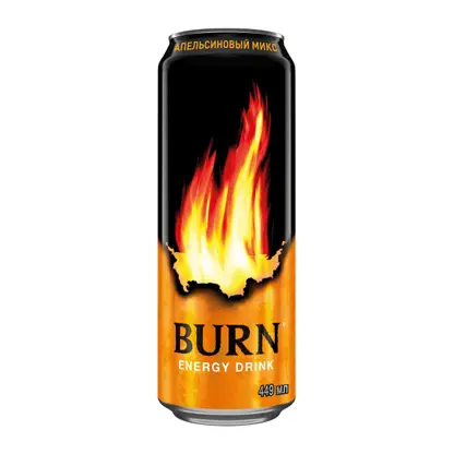 Изображение товара Энергетический напиток Апельсиновый микс Burn 449мл