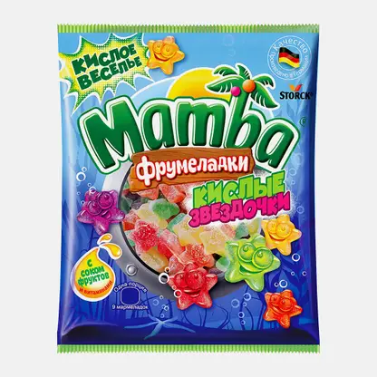 Фрумеладки Mamba кислые звездочки 70г