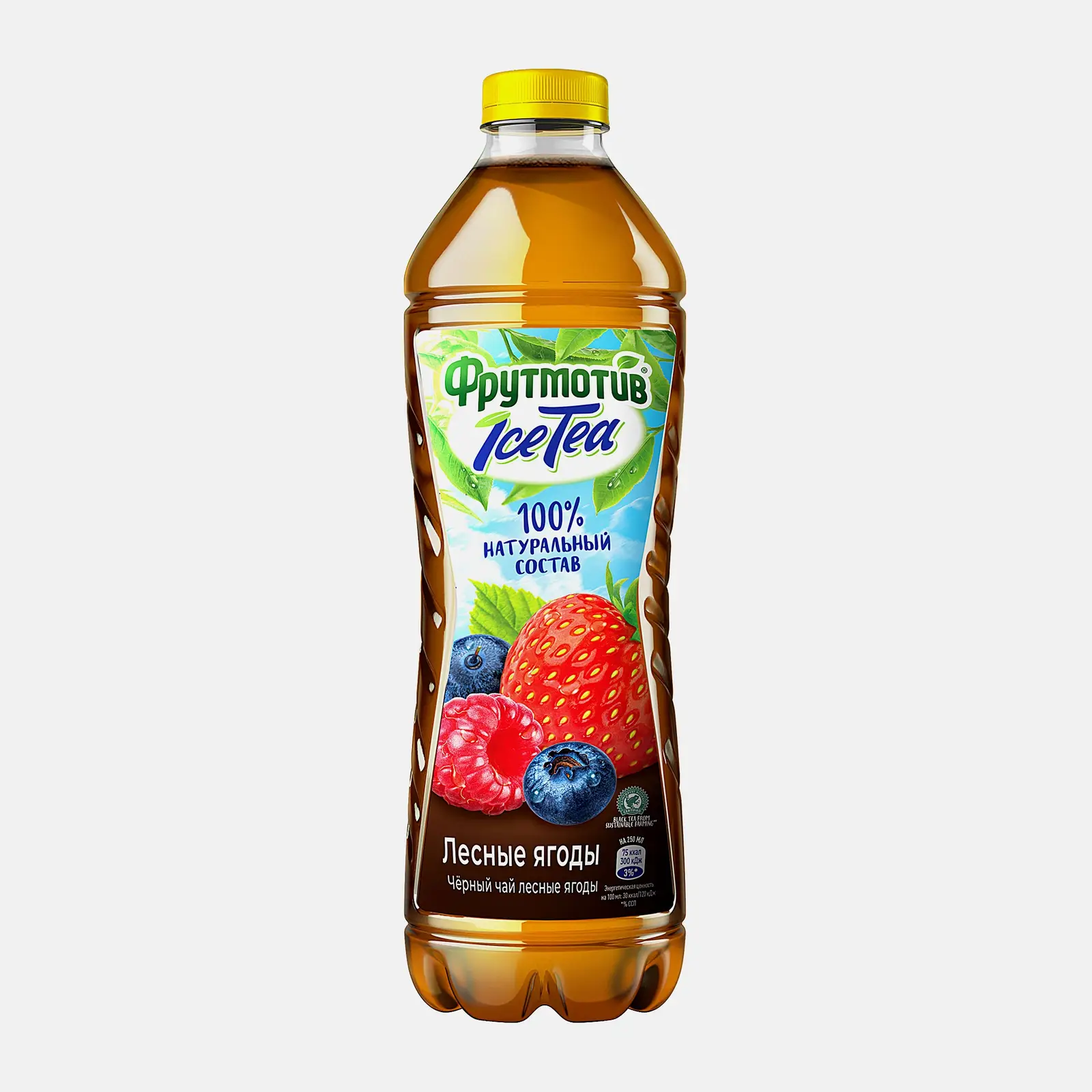 Изображение товара Напиток Фрутмотив Ice Tea Чай черный холодный Лесные ягоды 1.5л