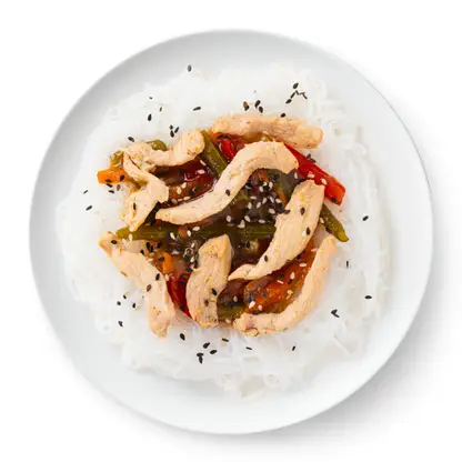 Изображение товара Вок с курицей и овощами М Кухня 300г