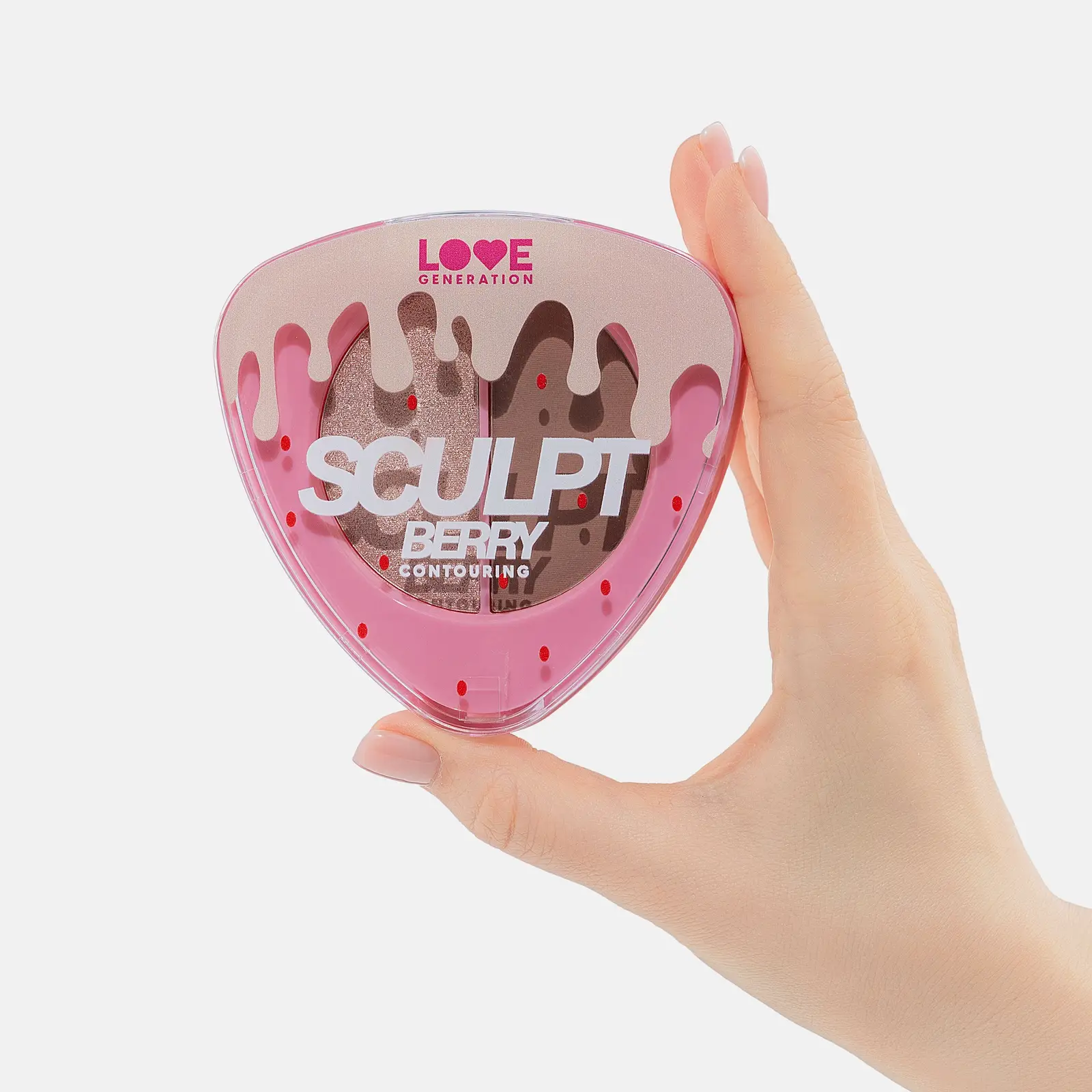 Палетка контуринг для лица тон 02 Love Generation Sculpt Berry - фото 2