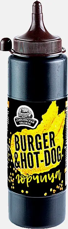 Изображение товара Соус Семилукская Трапеза Горчица для хот-догов и бургеров 250г