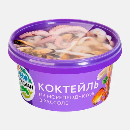 Коктейль из морепродуктов Меридиан в рассоле 430г