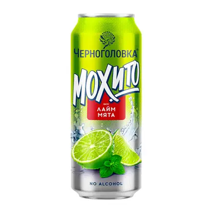 Изображение товара Напиток Мохито лайм-мята Черноголовка 450мл