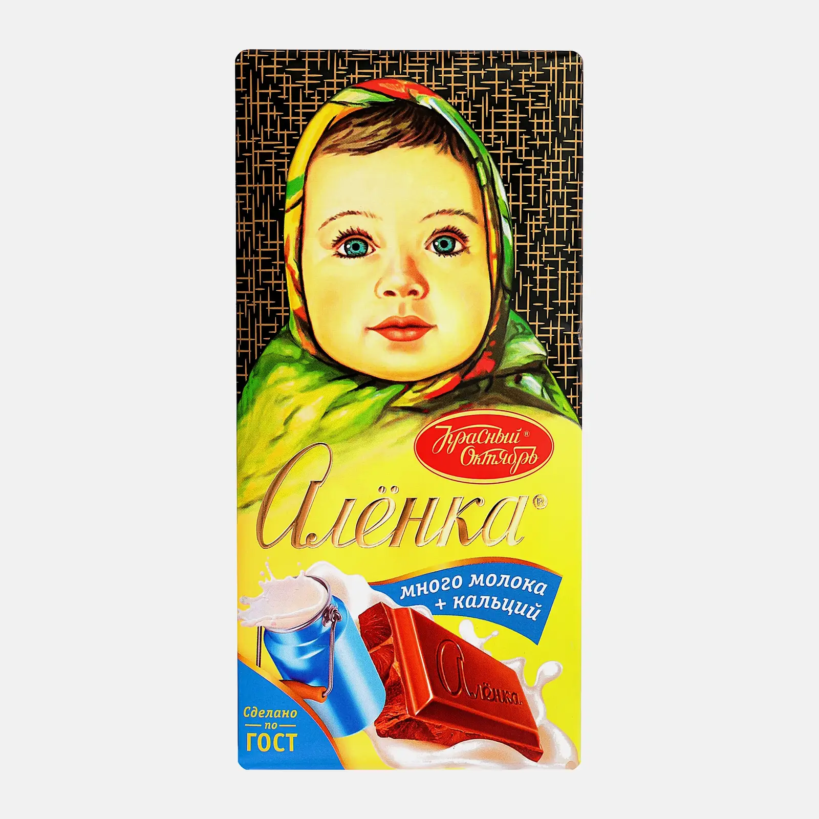 Изображение товара Шоколад Алёнка много молока 75г - молочный шоколад с добавками и натуральными ингредиентами