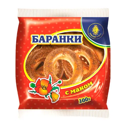 Изображение товара Баранки Оригинальные с маком Невская сушка 300г