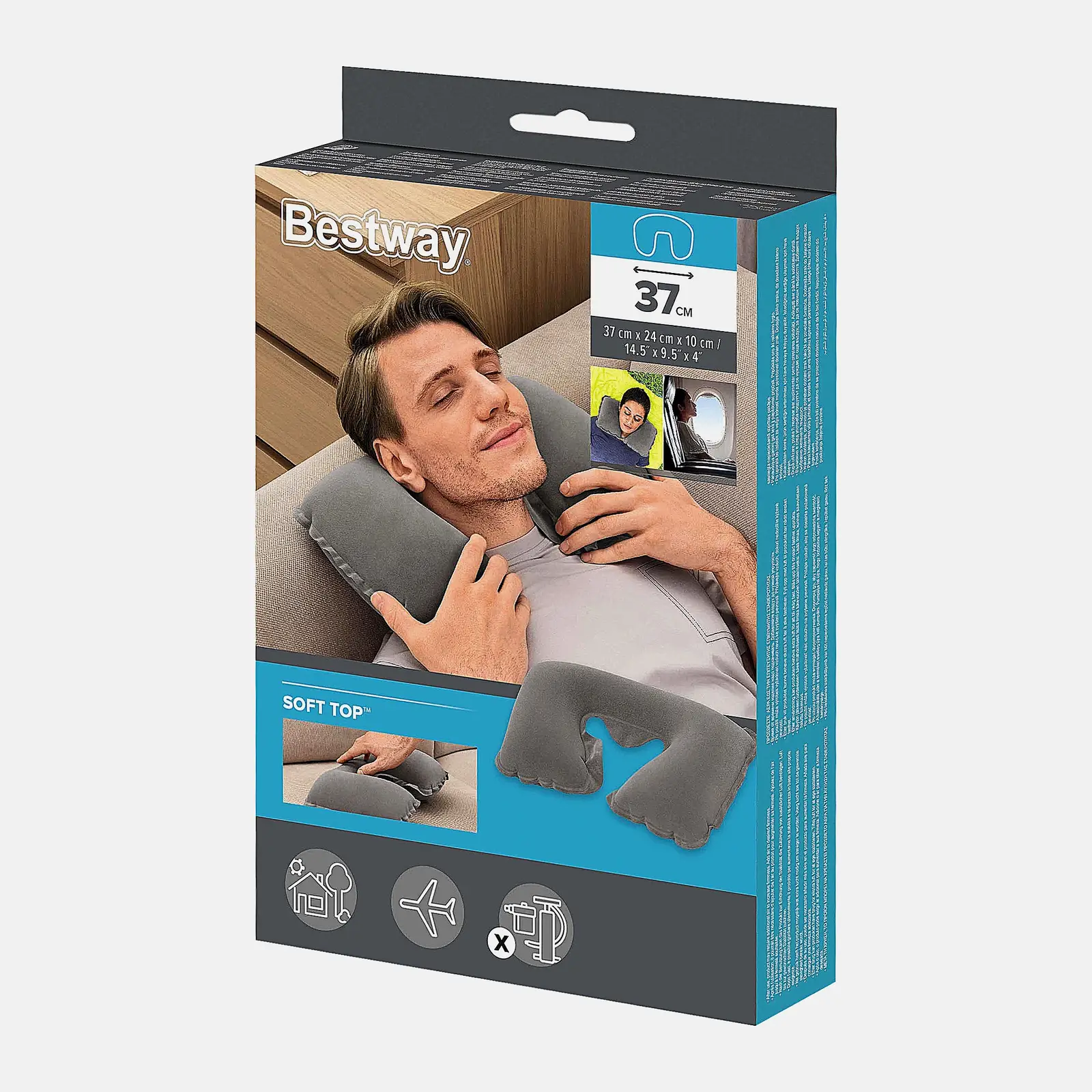 Надувная подушка под шею Bestway - фото 3