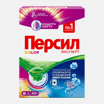 Стиральный порошок Персил Колор Свежесть от Вернель для цветного белья автомат 450г