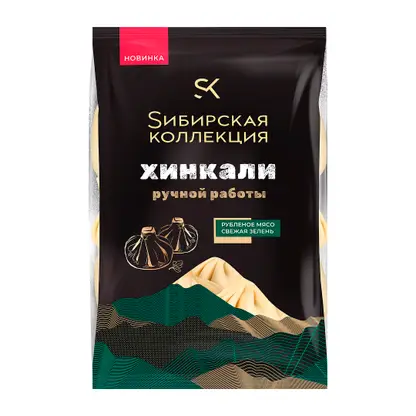 Изображение товара Хинкали Sибирская Коллекция ручной работы 500г