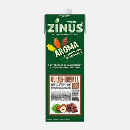 Напиток растительный Фундук-шоколад Zinus Aroma 1л