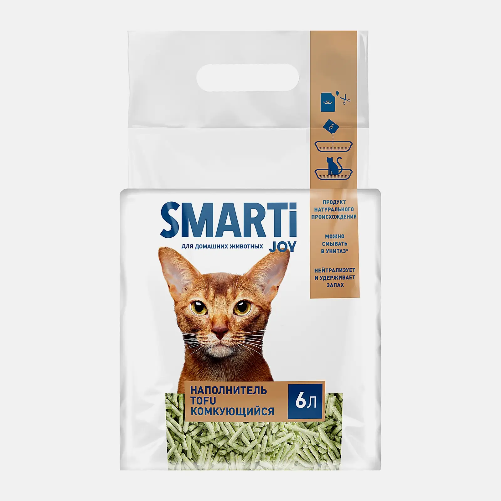 Кошачий наполнитель Tofu 2.5кг