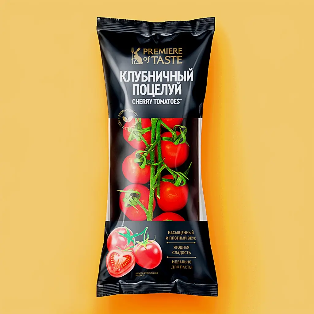 Изображение товара Томаты черри Клубничный поцелуй Premiere of Taste 200г свежие и сочные