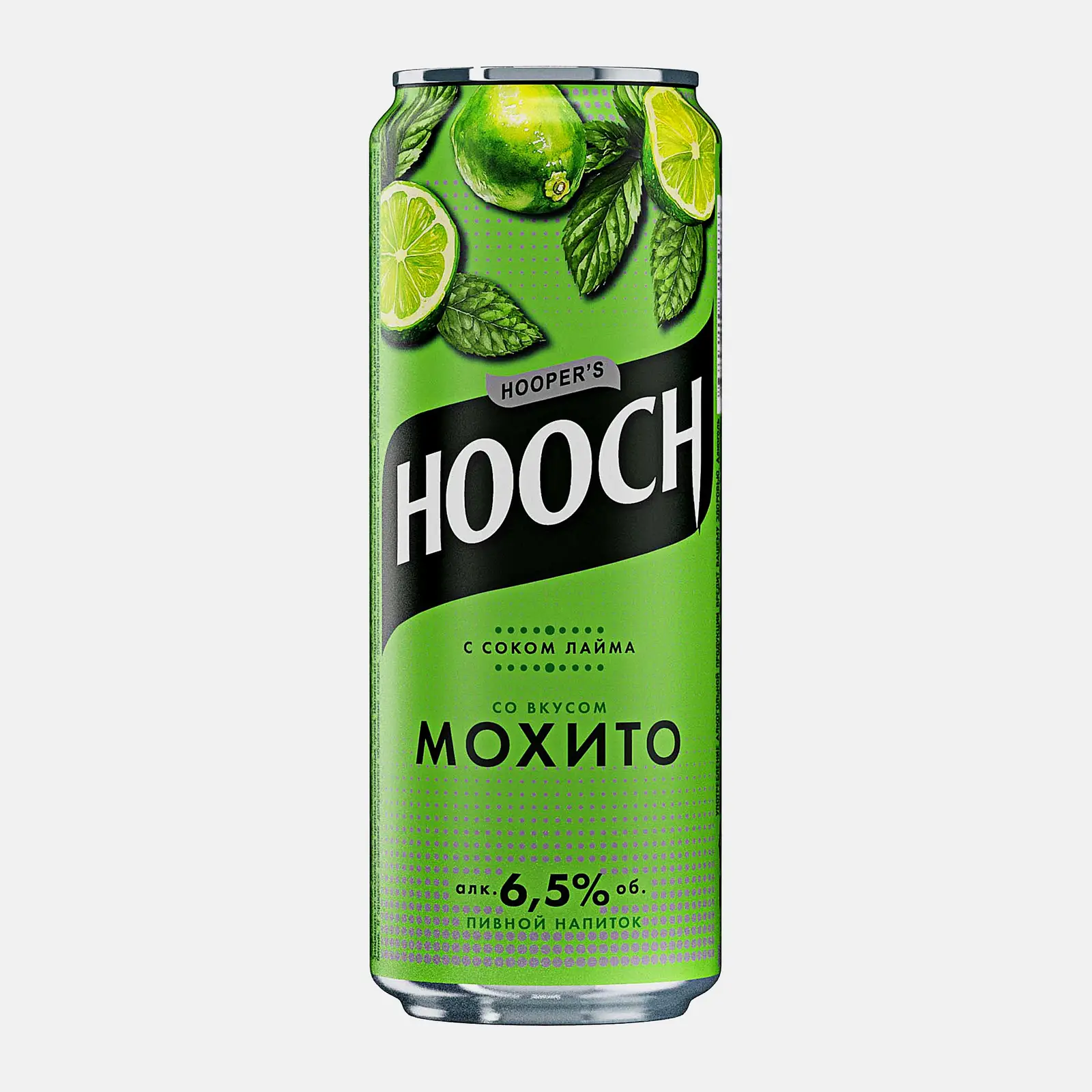 Изображение товара Пивной коктейль Hooch Мохито с соком лайма 450 мл 6.5%