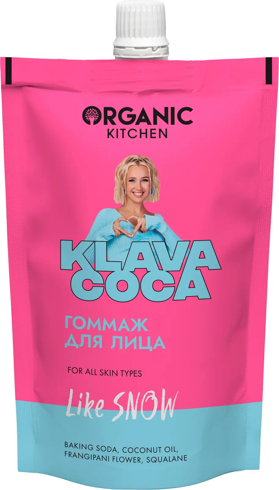 Гоммаж для лица Organic Kitchen Klava Coca 100мл