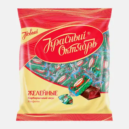 Конфеты Красный октябрь Желейные с барбарисовым вкусом 250г