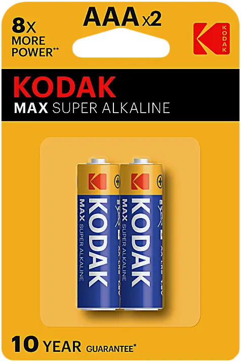 Батарейки Kodak Max Super AAA 2шт