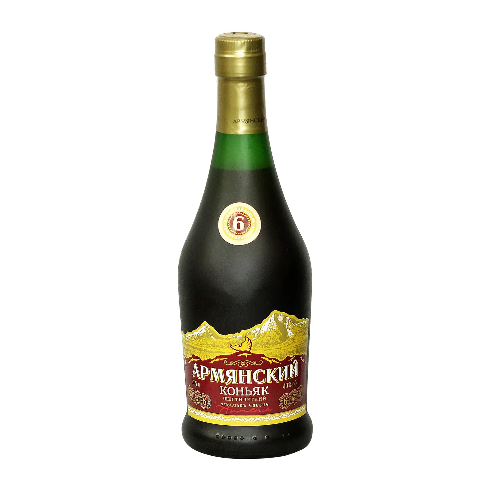 Изображение товара Армянский коньяк 6 лет 40% 0. 5л Высокое качество и традиции