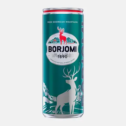 Вода Borjomi минеральная лечебно-столовая газированная 330мл
