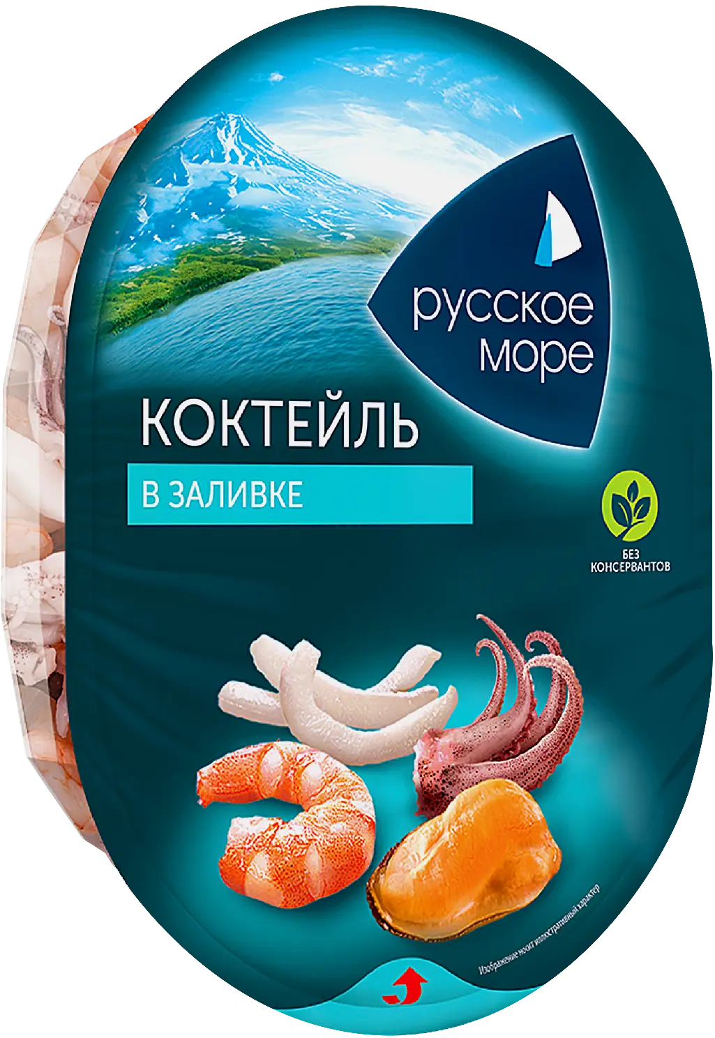 Морской коктейль Русское море Классик в заливке 180г Морской коктейль Русское море Классик в заливке 180г