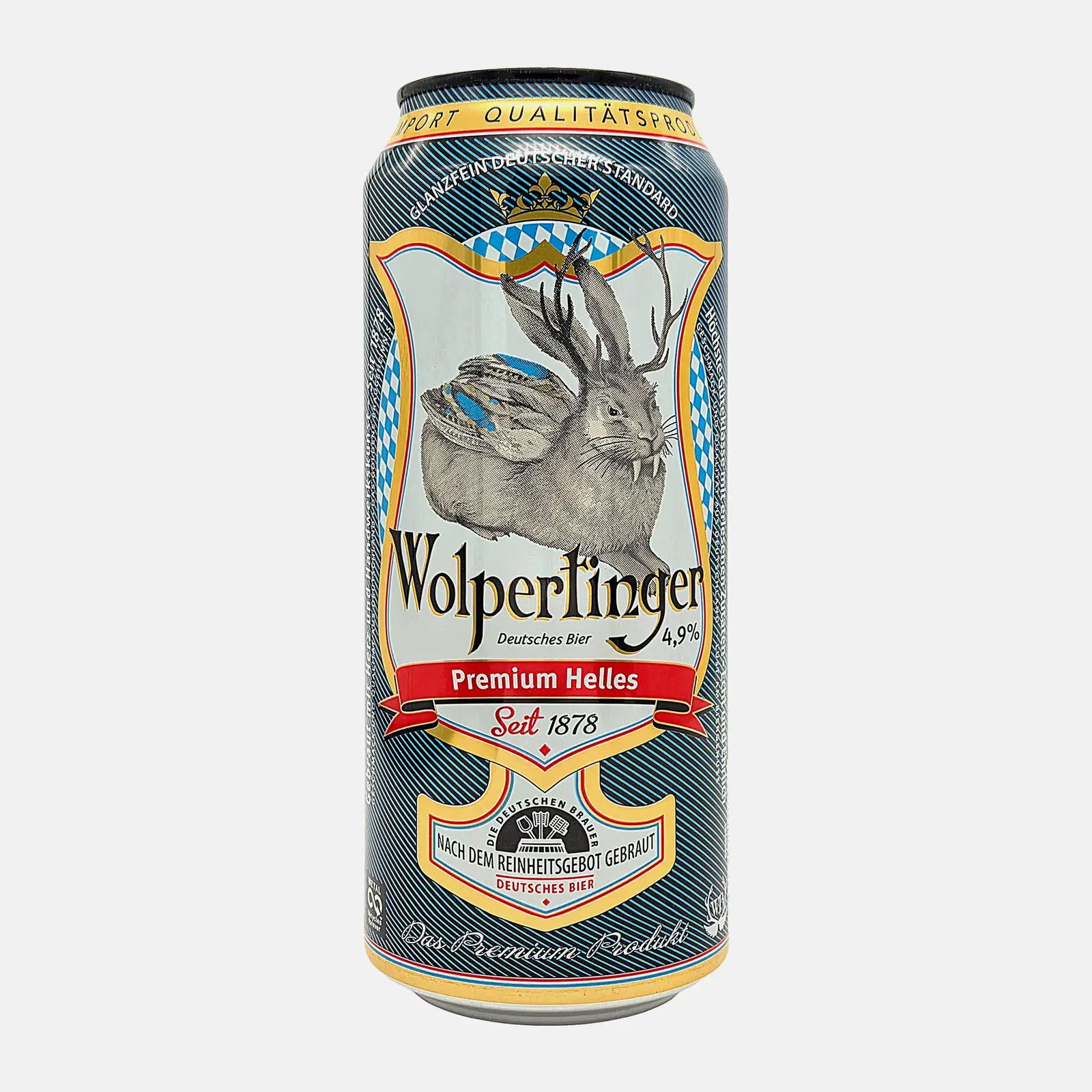 Светлый пивной напиток фильтрованный Wolpertinger Premium Helles 4.9% 500мл Светлый пивной напиток фильтрованный Wolpertinger Premium Helles 4.9% 500мл