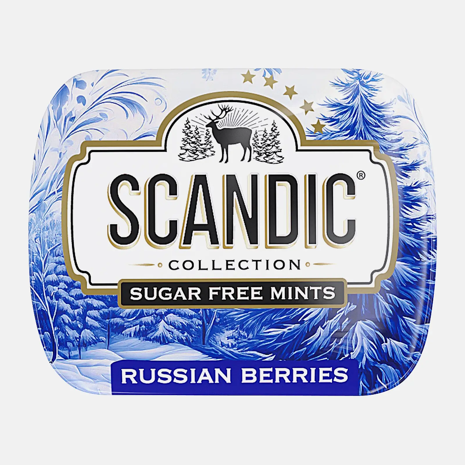 Конфеты освежающие без сахара смородина-базилик Scandic 14г