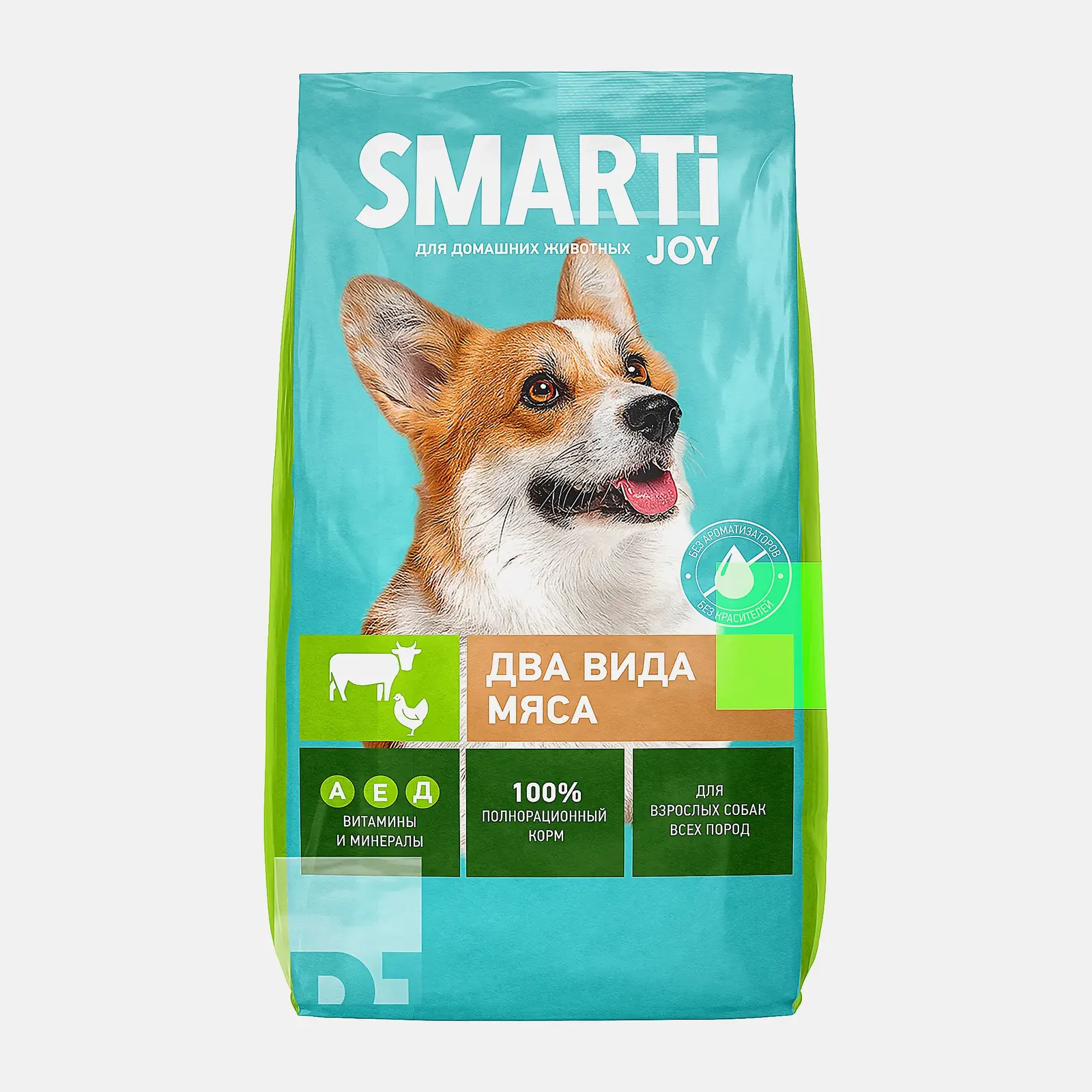 Изображение товара Сухой корм для собак Smarti Joy 2.5 кг с мясным ассорти