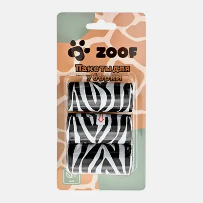 Пакеты для уборки за питомцем Сафари Zoof